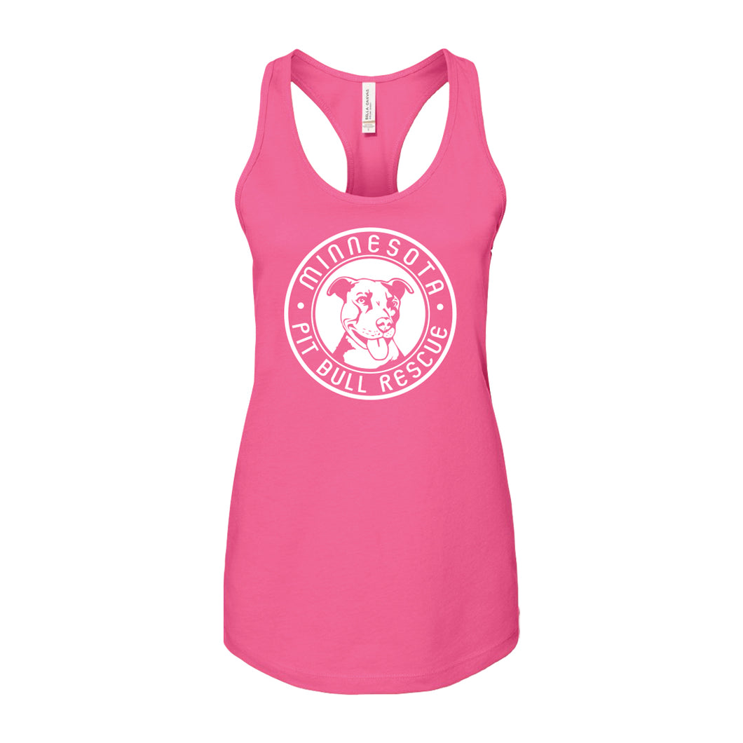 Ladies Racerback Tank- charity pink
